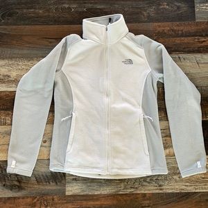 Women’s north face fleece zip jacket size M